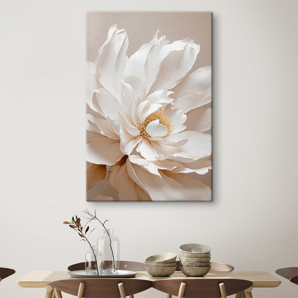 Pétalos blancos en abanico — interior 4