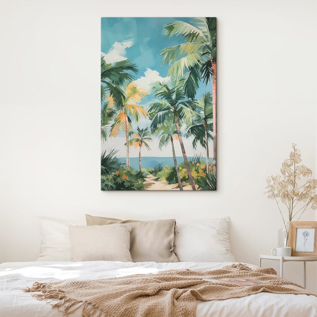 Palmeras en costa clara — interior 2
