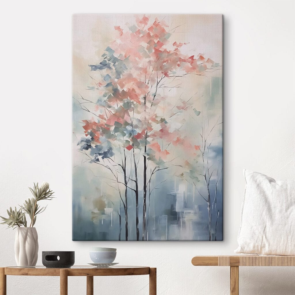 Ramas rosas en niebla — interior 2