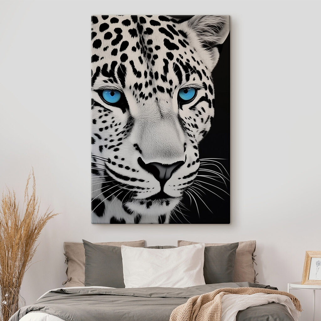 Leopardo de ojos azules — interior 1