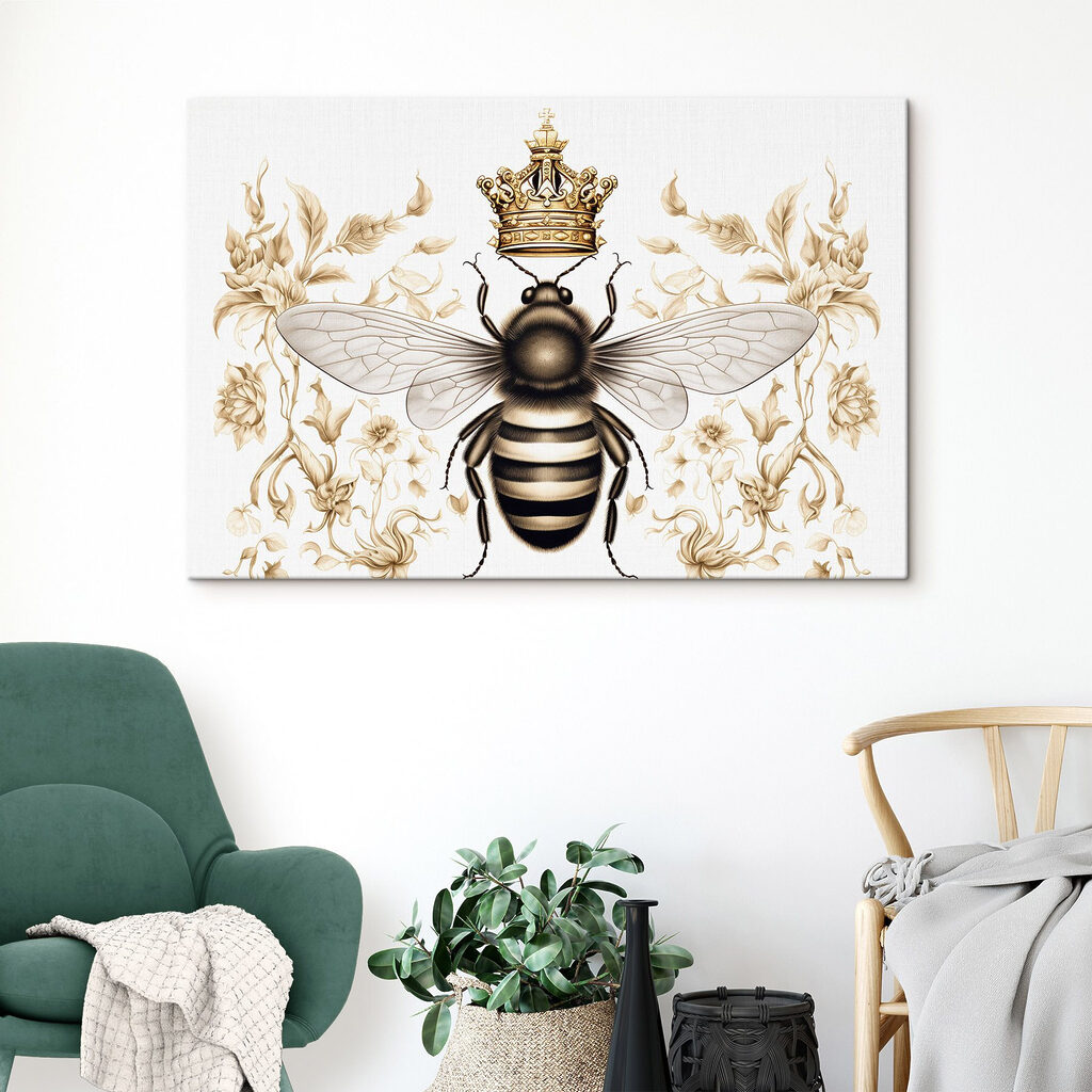 Abeja con corona real — interior 1