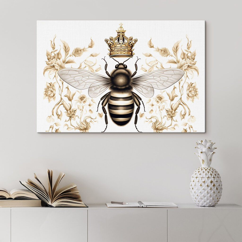 Abeja con corona real — interior 2