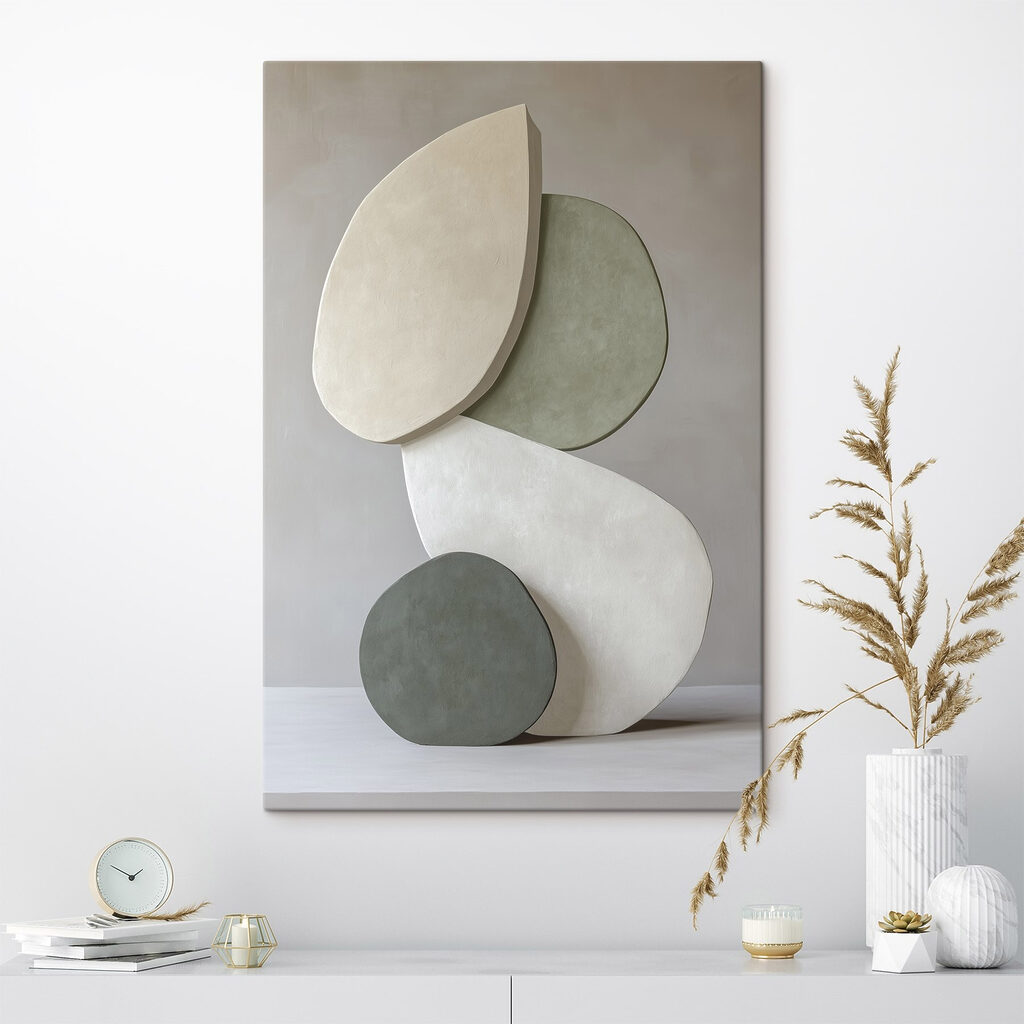 Formas redondas en equilibrio en un interior