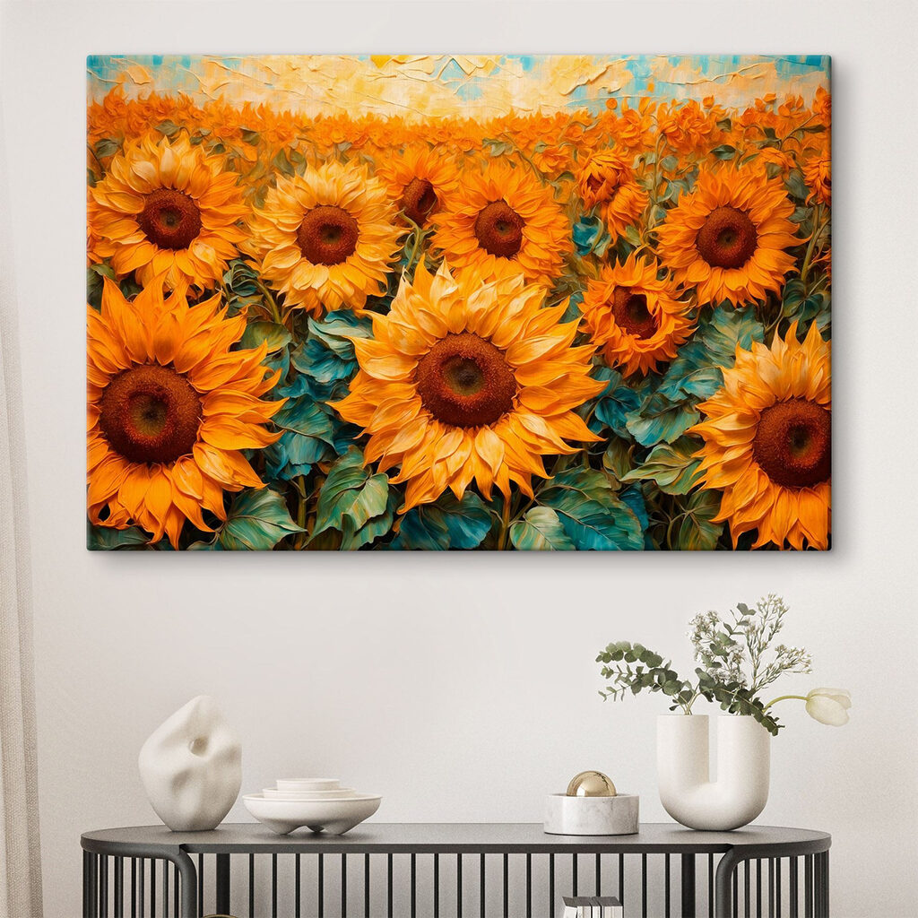Girasoles hasta el horizonte — interior 1