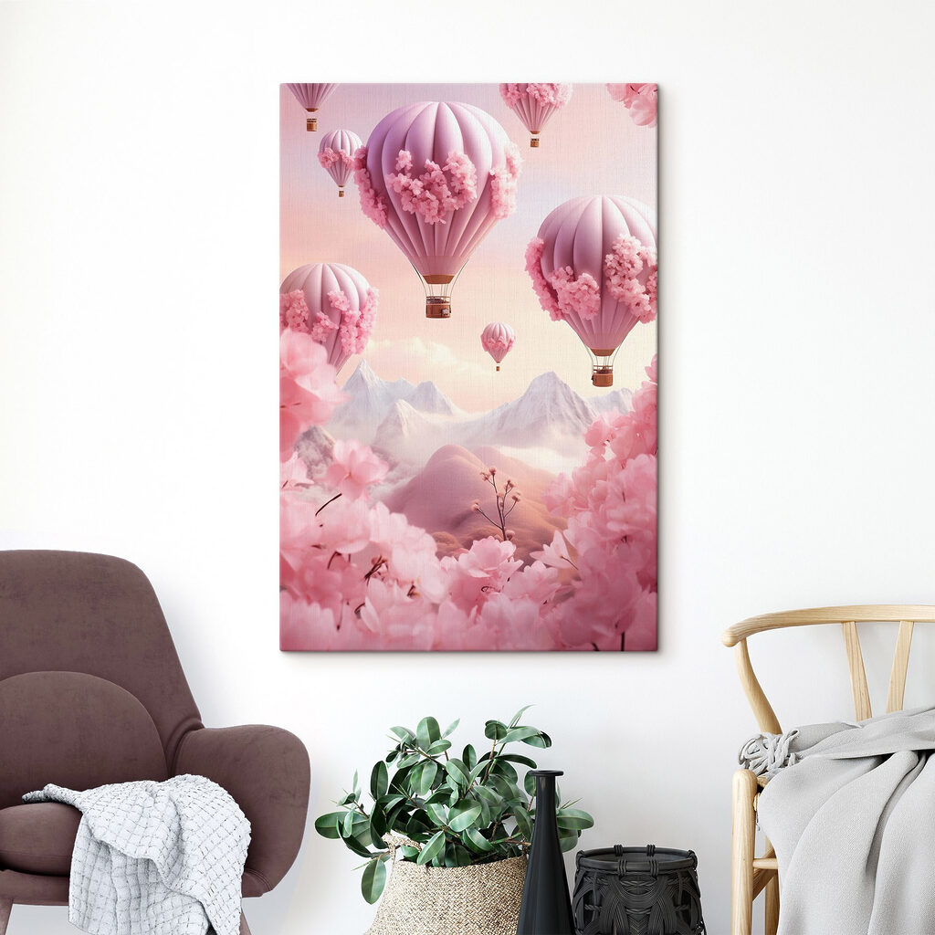 Globos aerostáticos rosas — interior 2