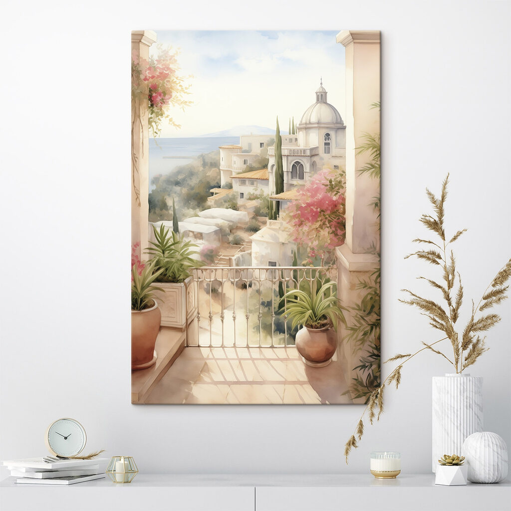 Terraza soleada con cúpula en un interior
