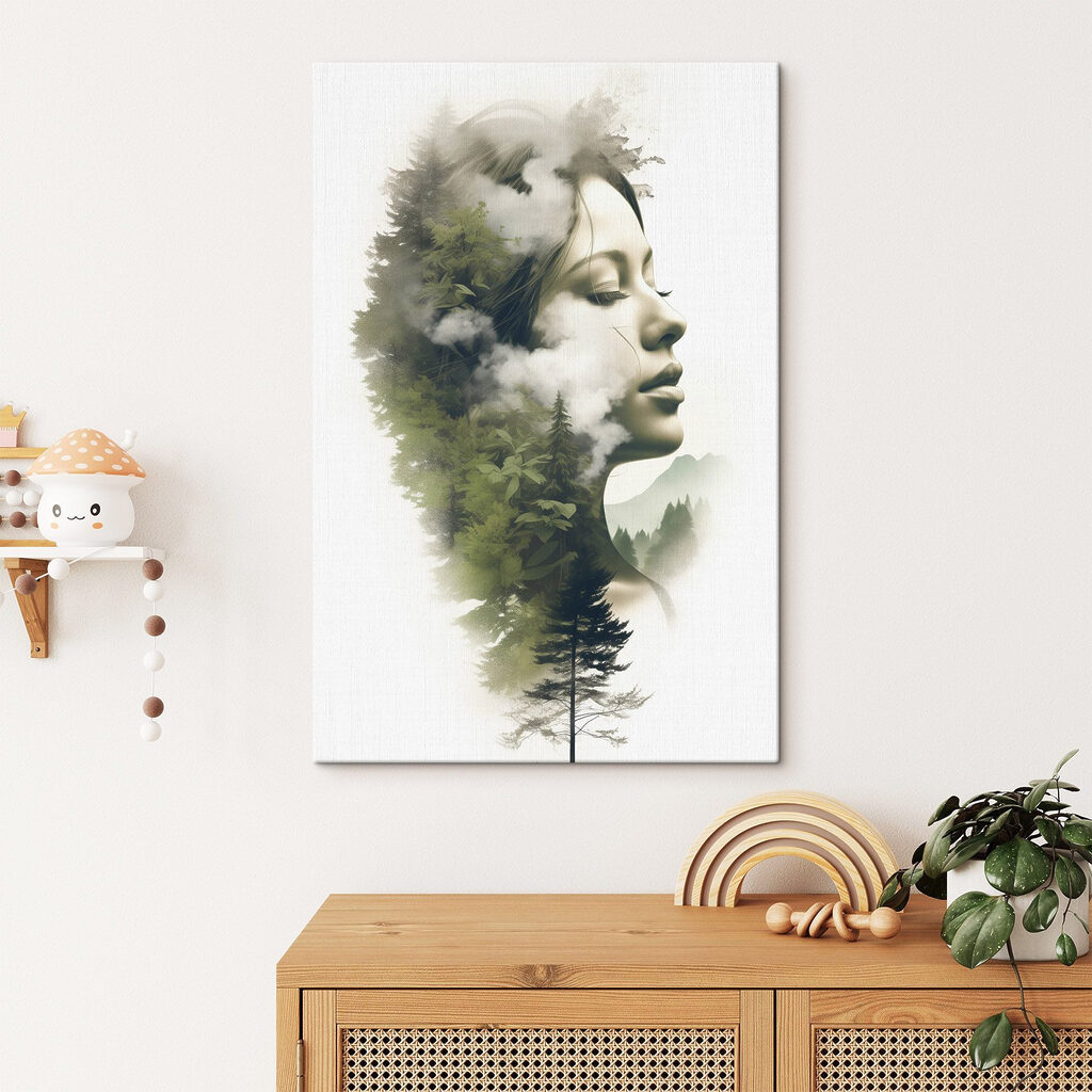 Perfil tranquilo en niebla — interior 1