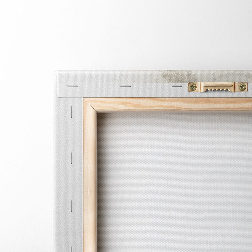 Perfil tranquilo en niebla — parte trasera