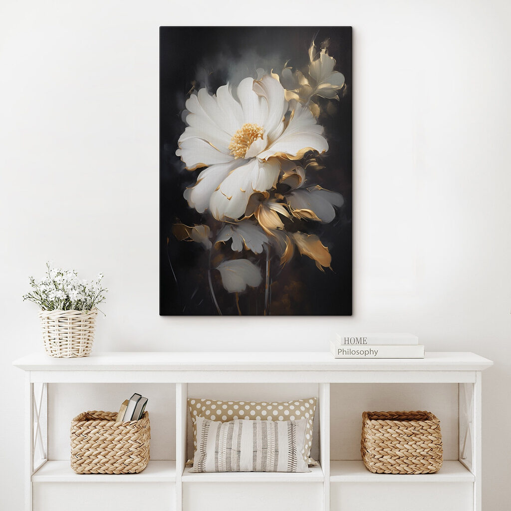 Flor en sombra profunda — interior 1