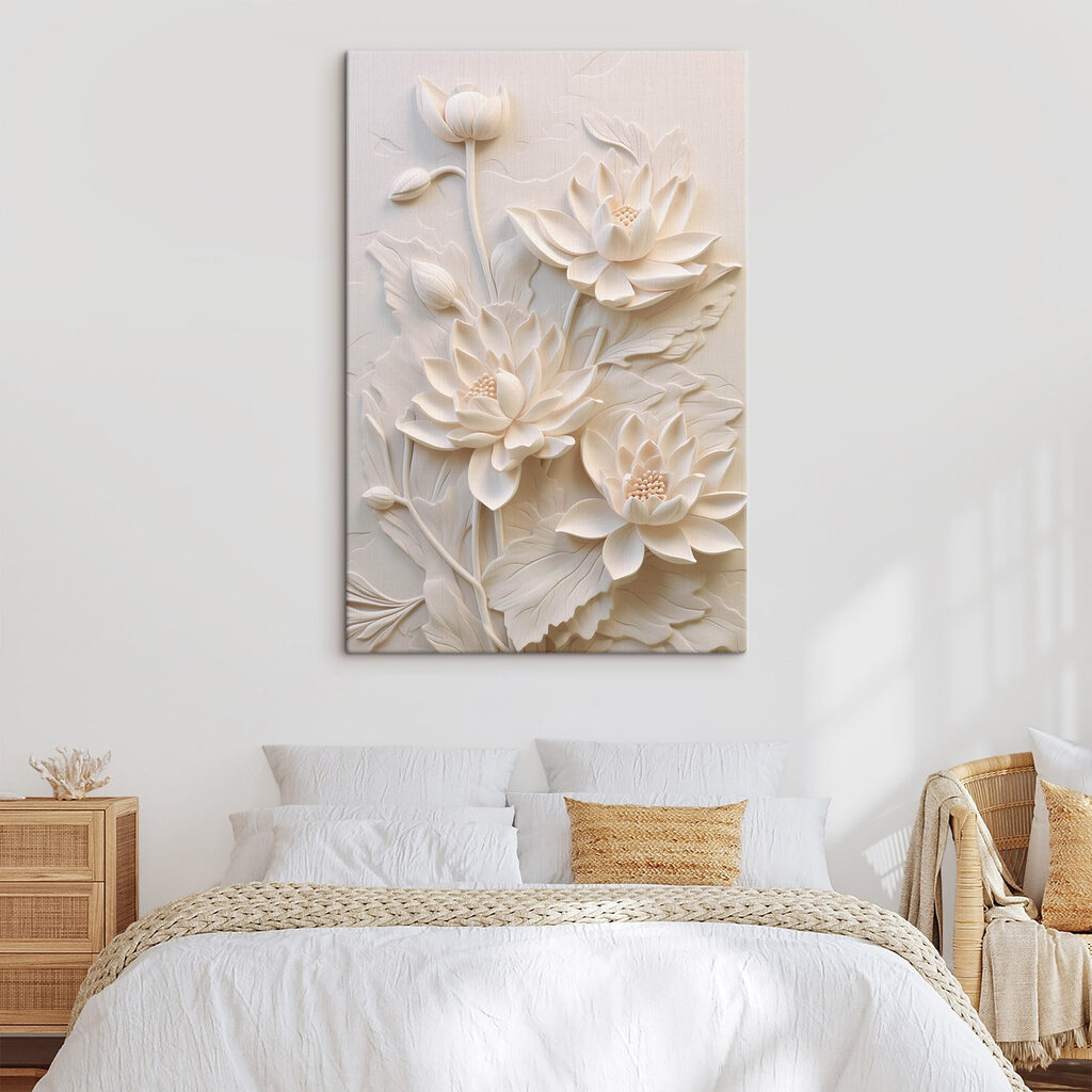 Flores crema y capullos — interior 2