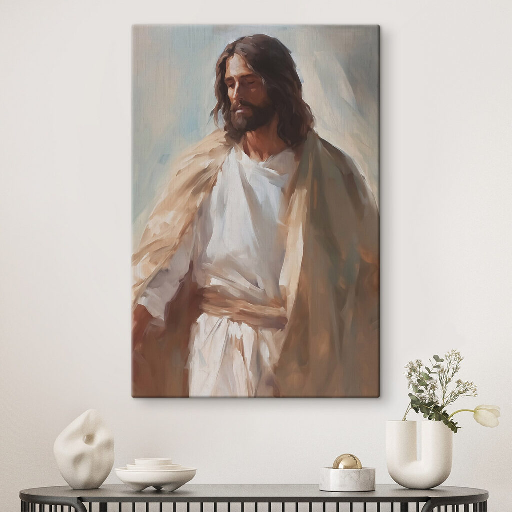 Jesús en pinceladas cálidas — interior 1