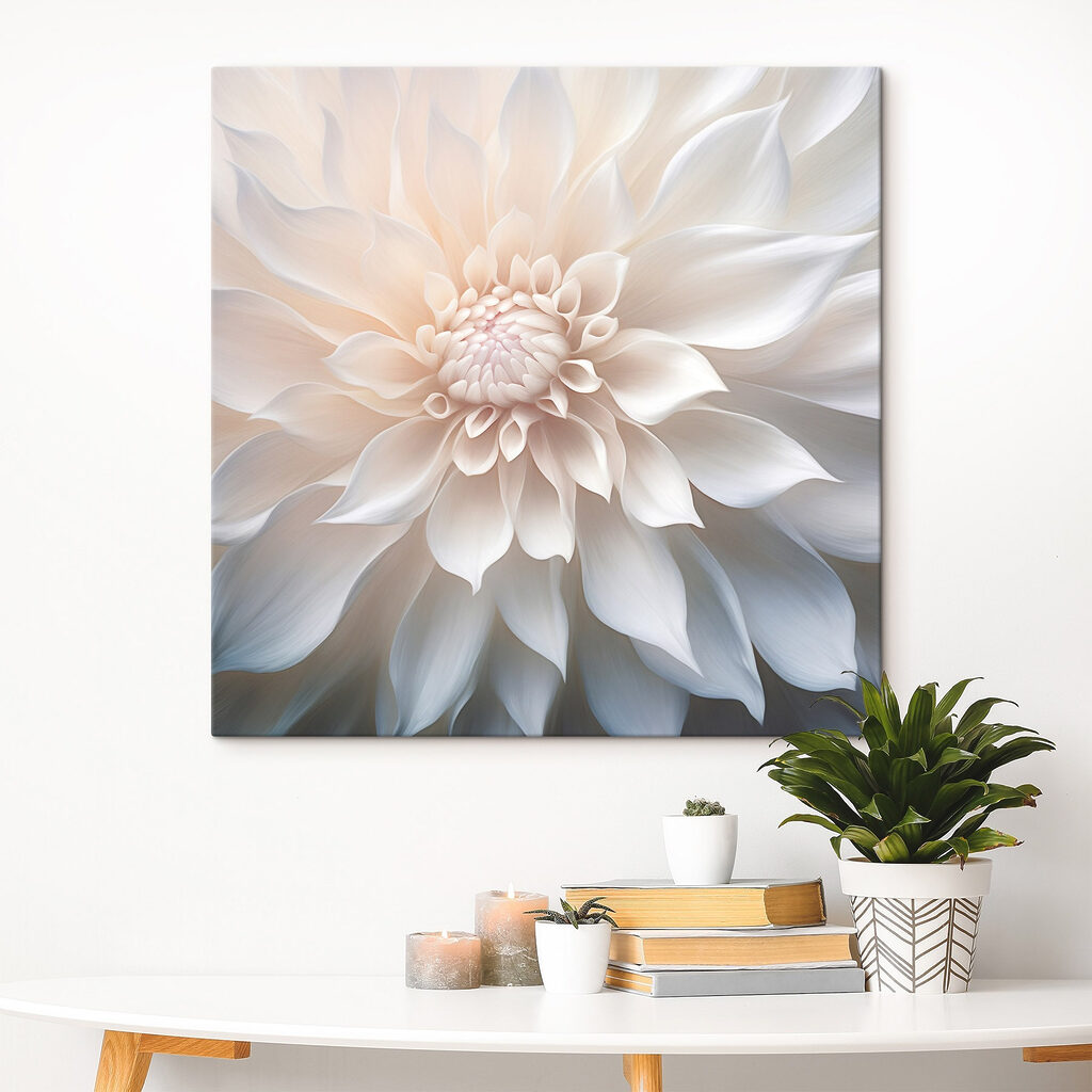 Flor blanca, corazón perlado — interior 3