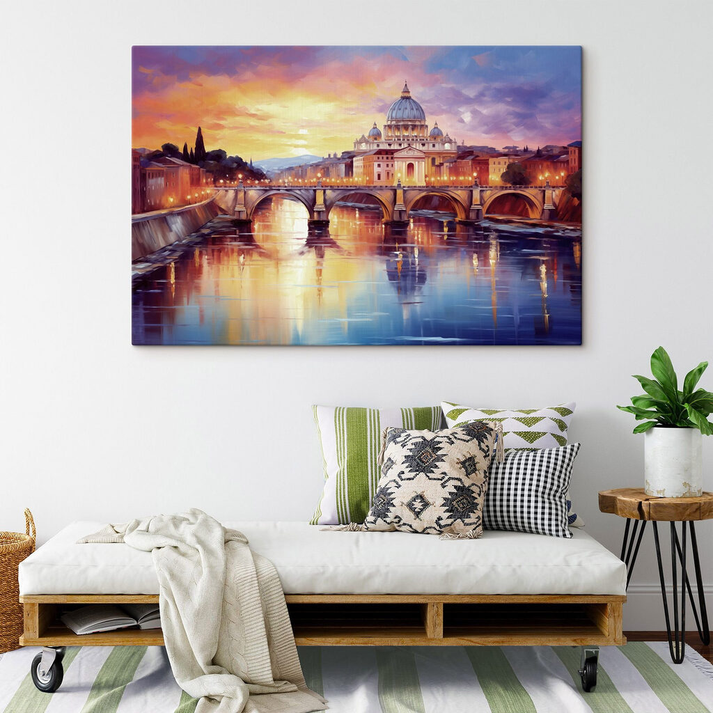 Cúpula romana al atardecer — interior 1