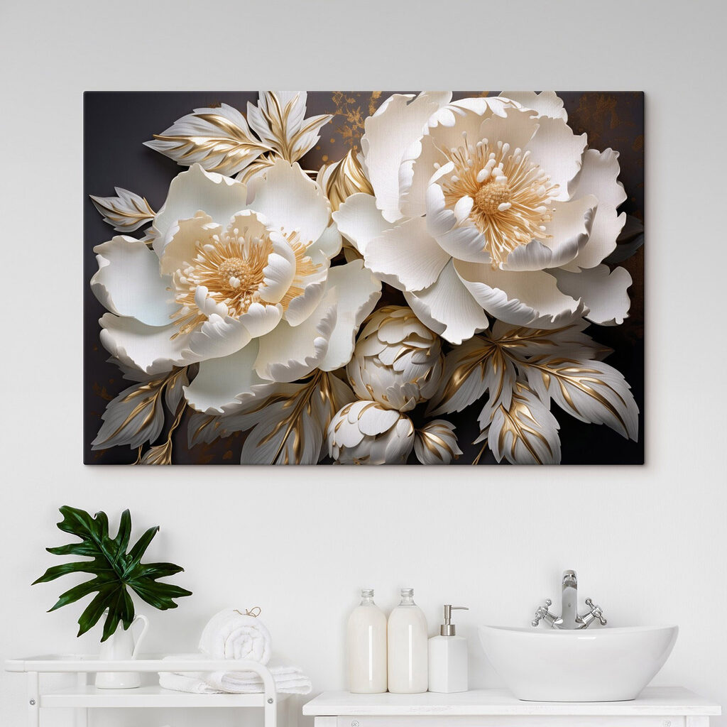 Flores blancas, corazones dorados — interior 2