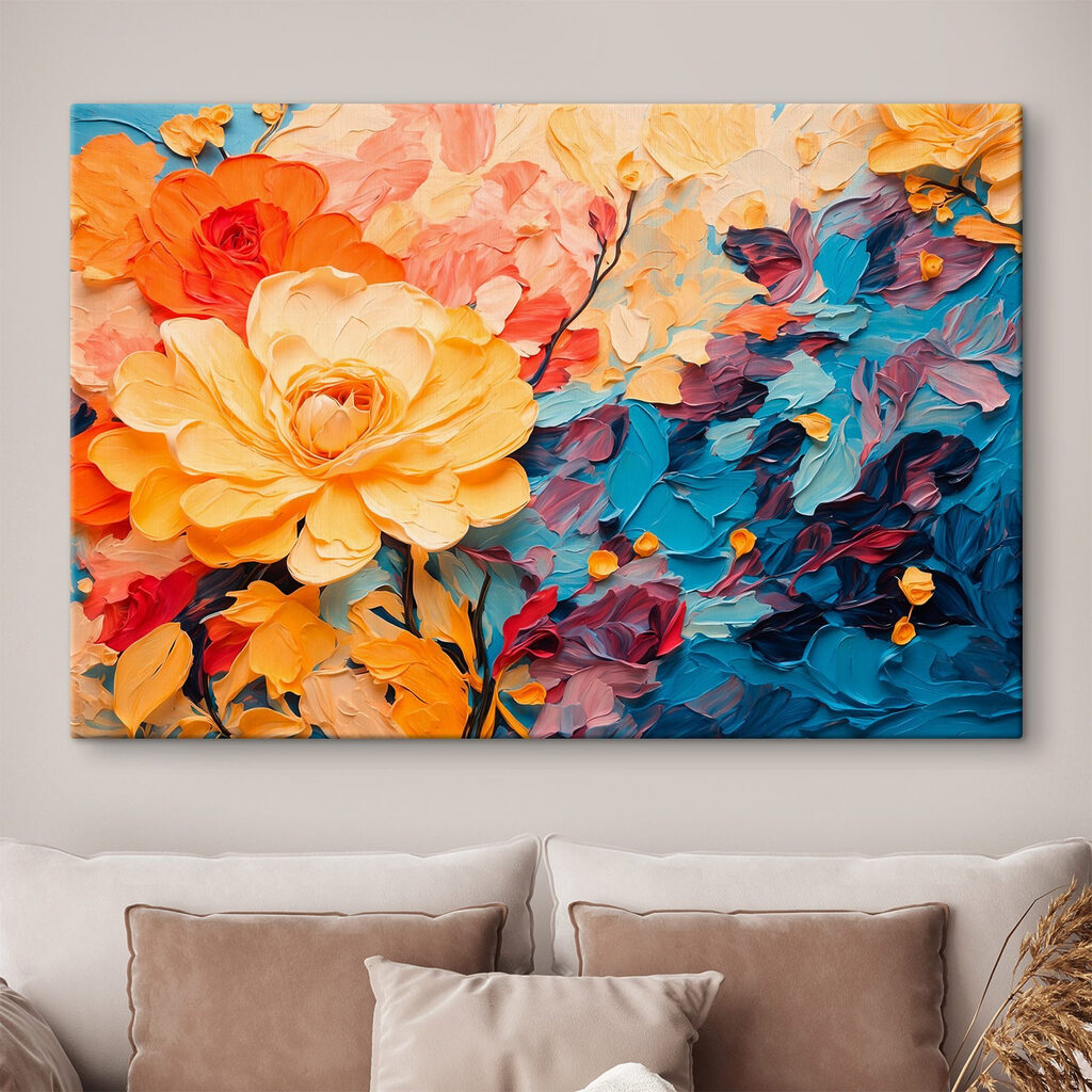 Rosas amarillas entre corales — interior 1