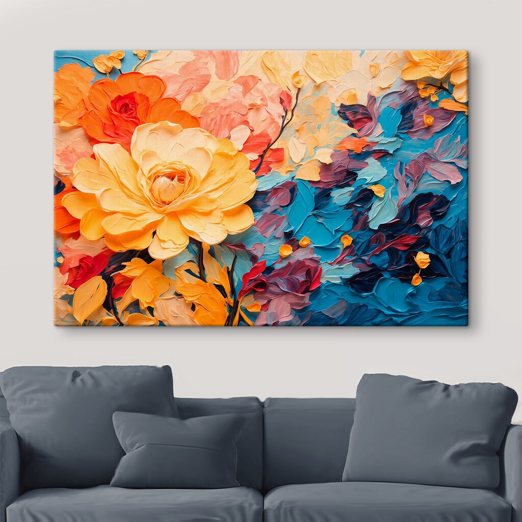 Rosas amarillas entre corales — interior 2
