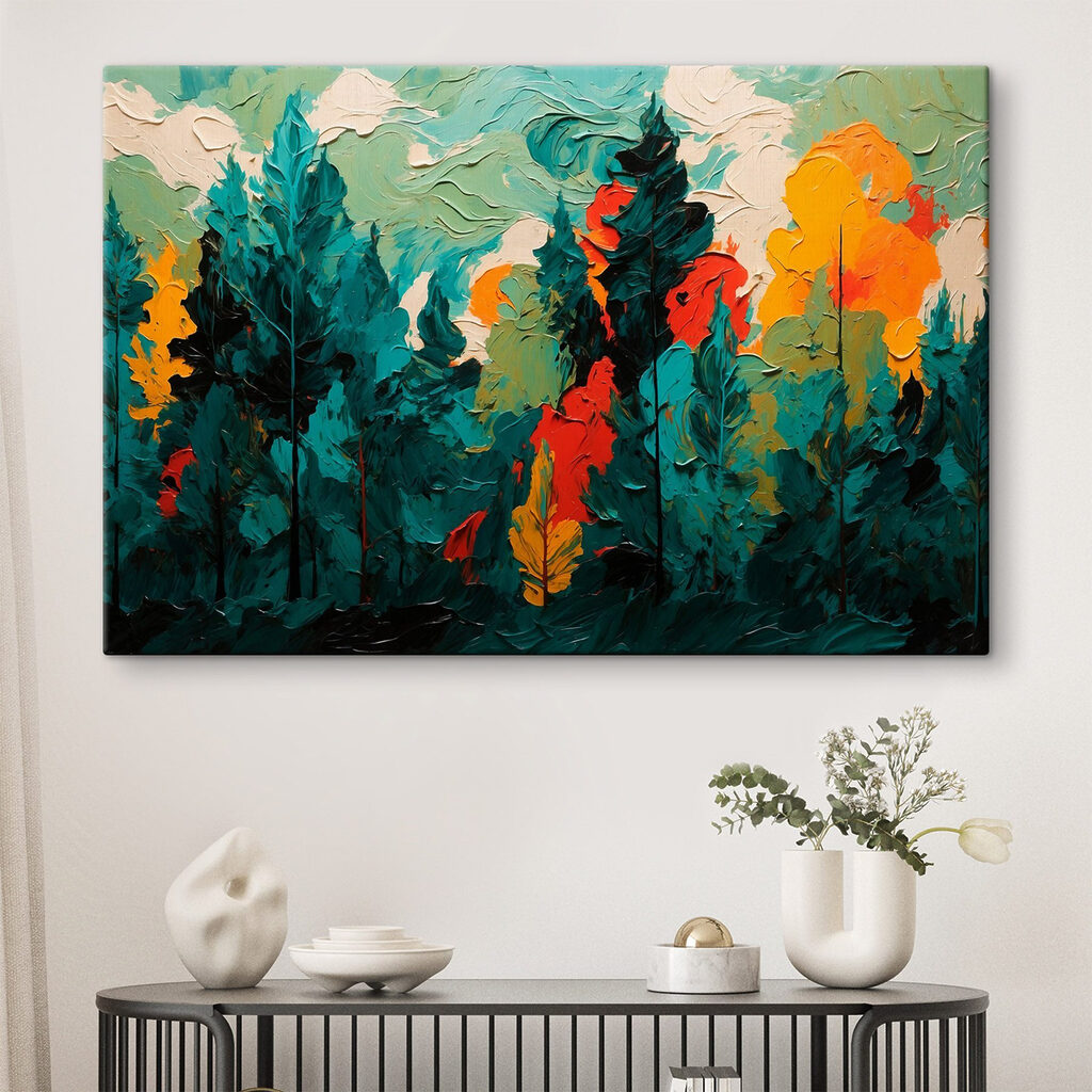 Pinos oscuros en color — interior 2