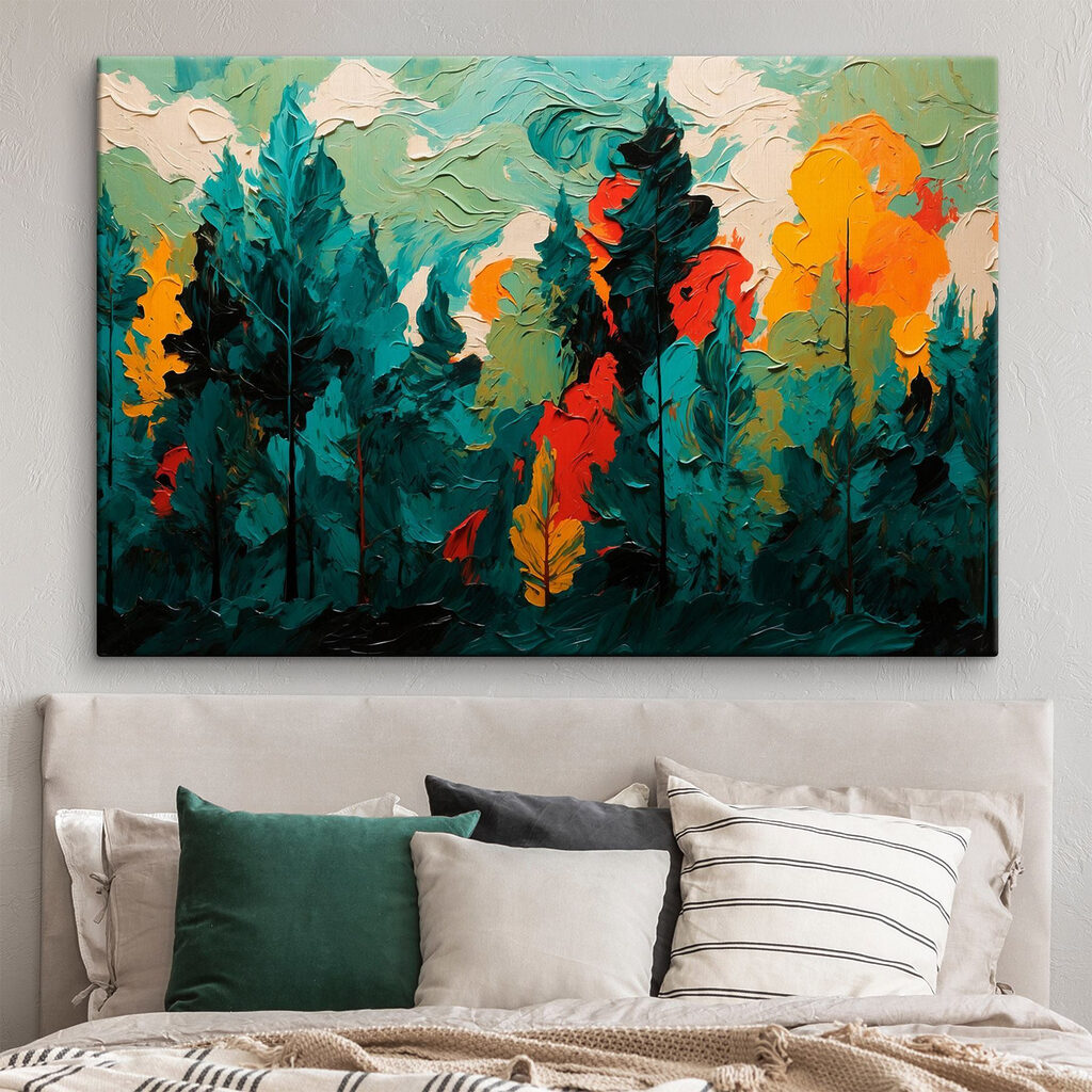 Pinos oscuros en color — interior 1