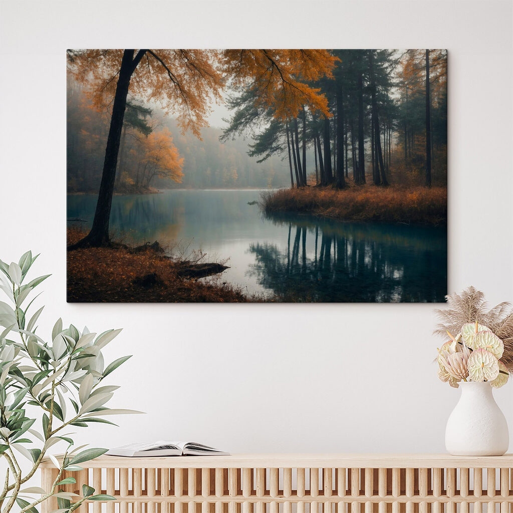 Lago turquesa en otoño — interior 2