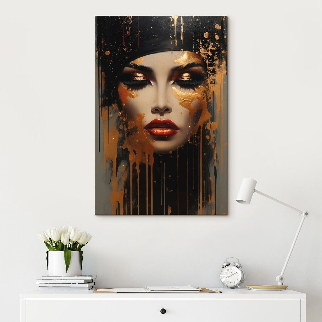 Labios rojos, lágrimas doradas — interior 2