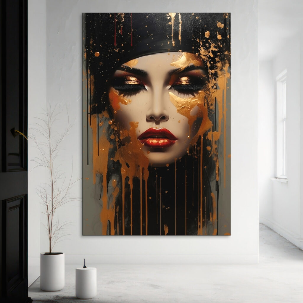 Labios rojos, lágrimas doradas — interior 1
