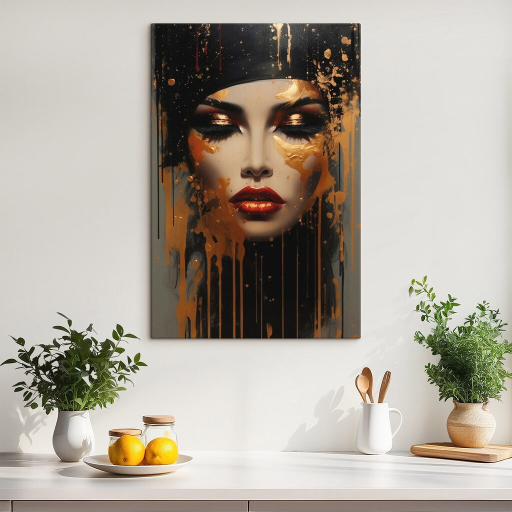 Labios rojos, lágrimas doradas — interior 3