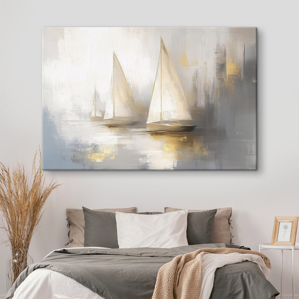 Veleros en niebla luminosa — interior 2