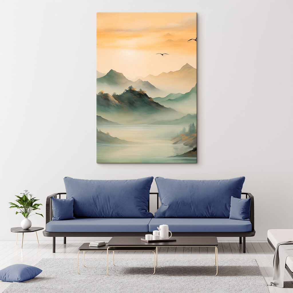 Pájaros sobre valles verdes — interior 2
