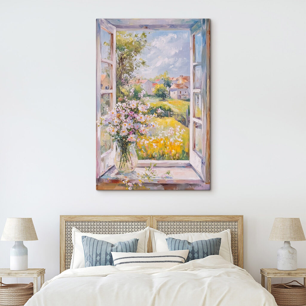 Jarrón en la ventana — interior 1