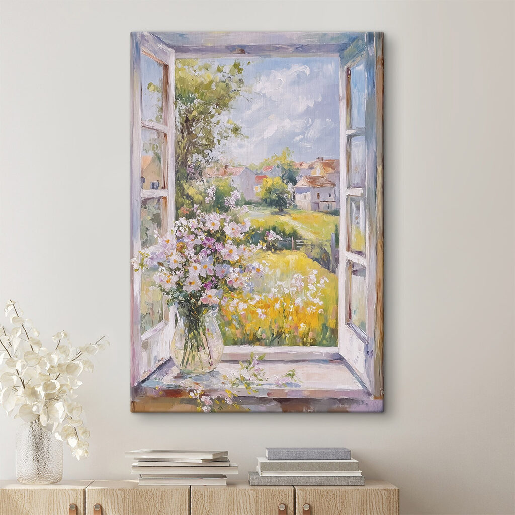 Jarrón en la ventana — interior 2