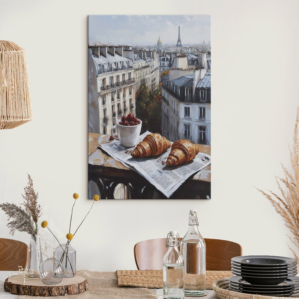 Cruasanes sobre tejados parisinos — interior 2