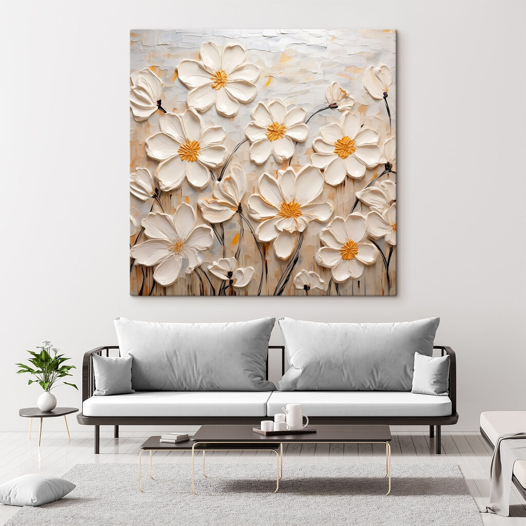 Corazones dorados en beige — interior 1