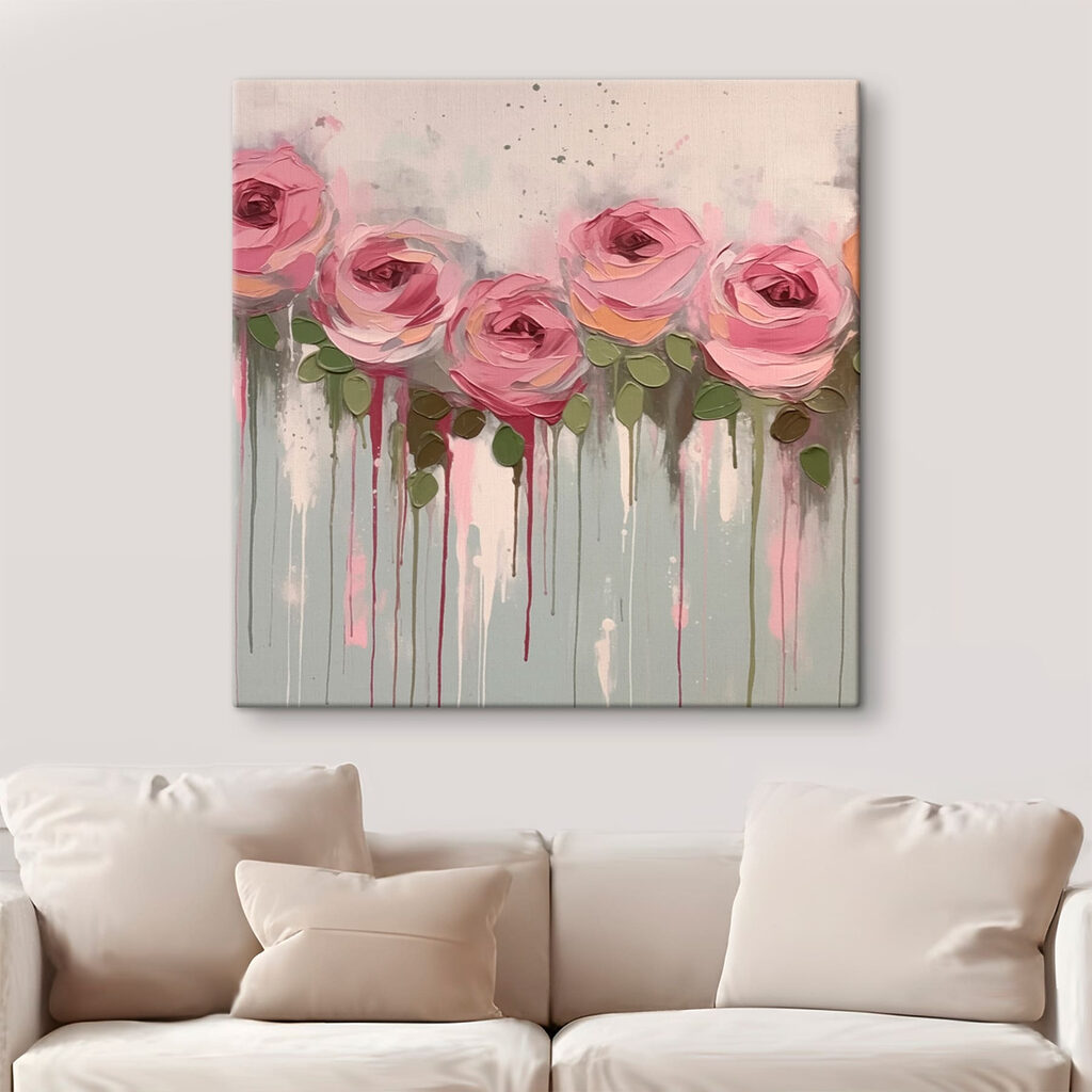 Rosas sobre gotas — interior 2