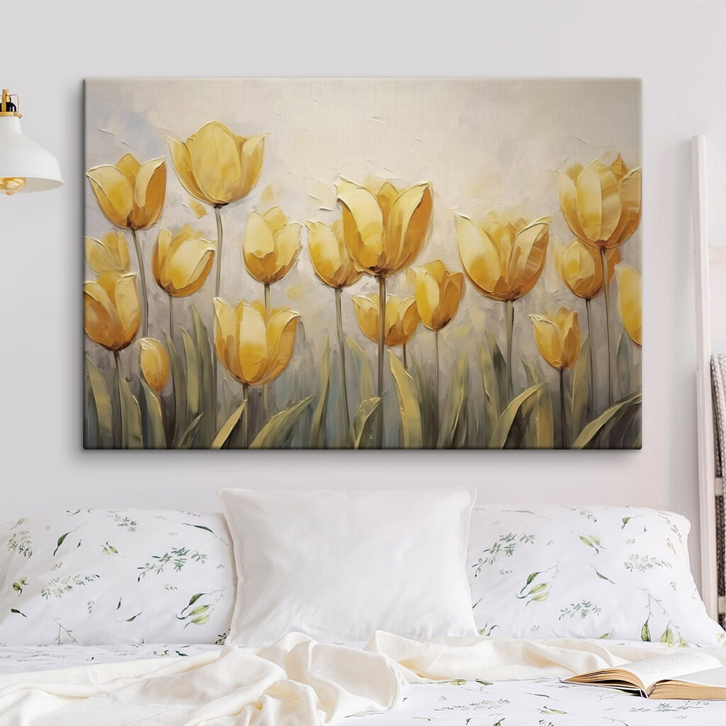Tulipanes amarillos — interior 1