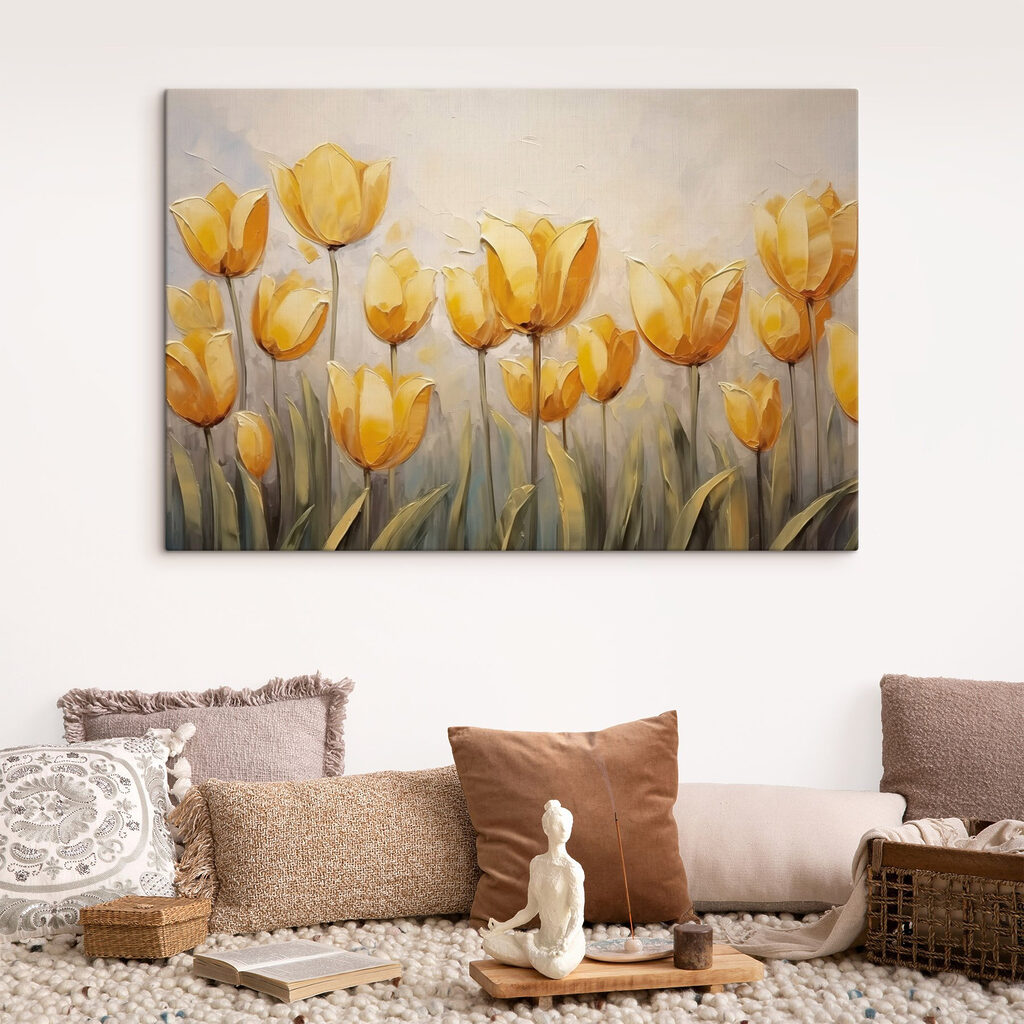 Tulipanes amarillos — interior 2