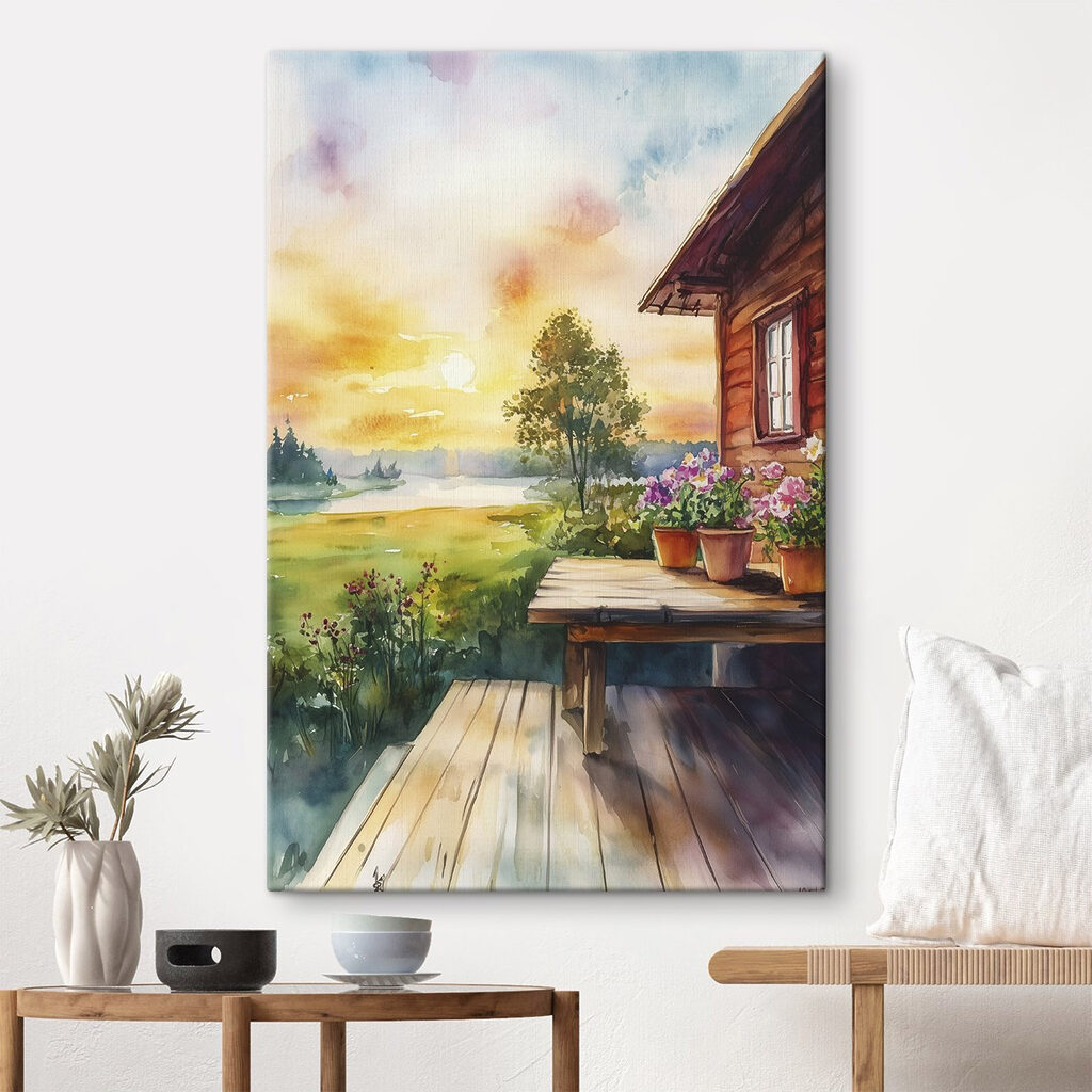 Porche al atardecer — interior 2
