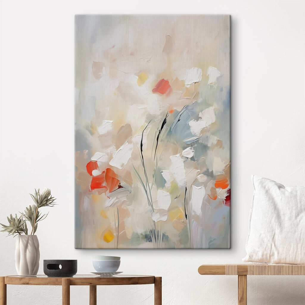 Flores en toques pálidos — interior 1