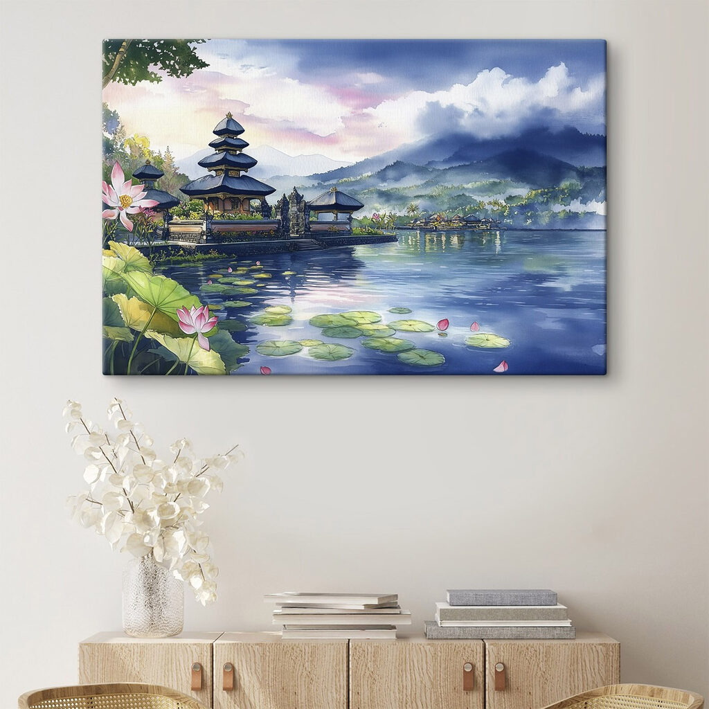 Pagodas entre nenúfares — interior 2