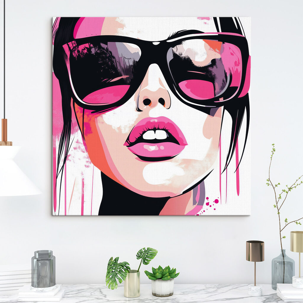 Mirada pop art rosa — interior 2