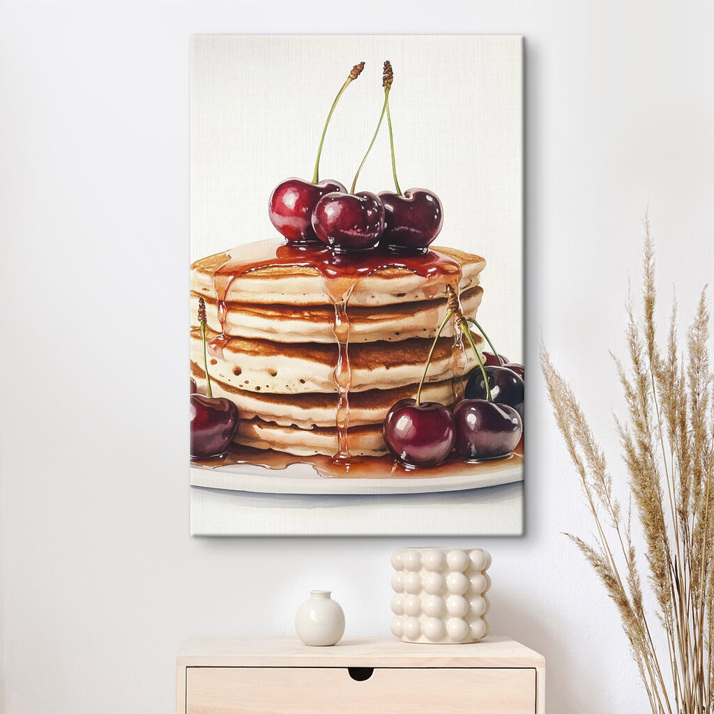 Tortitas con cerezas brillantes — interior 1