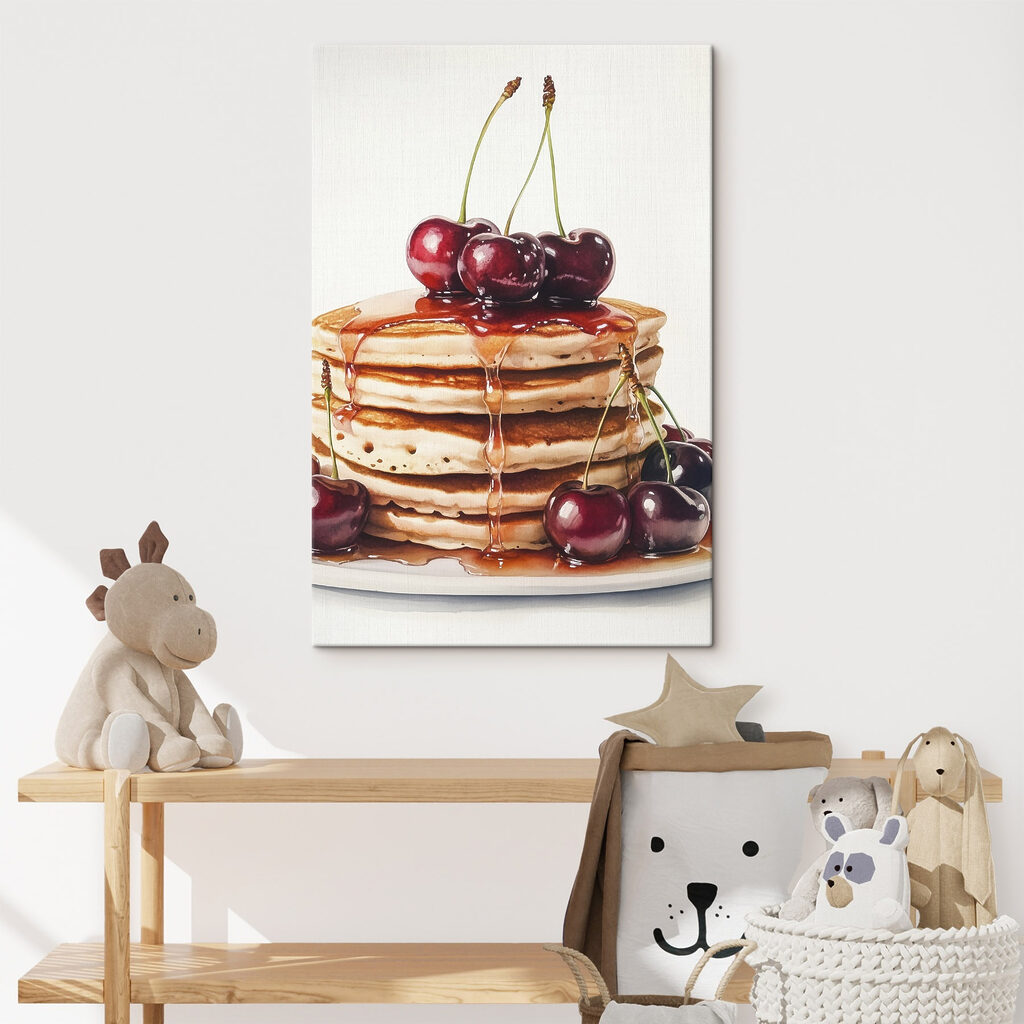 Tortitas con cerezas brillantes — interior 2