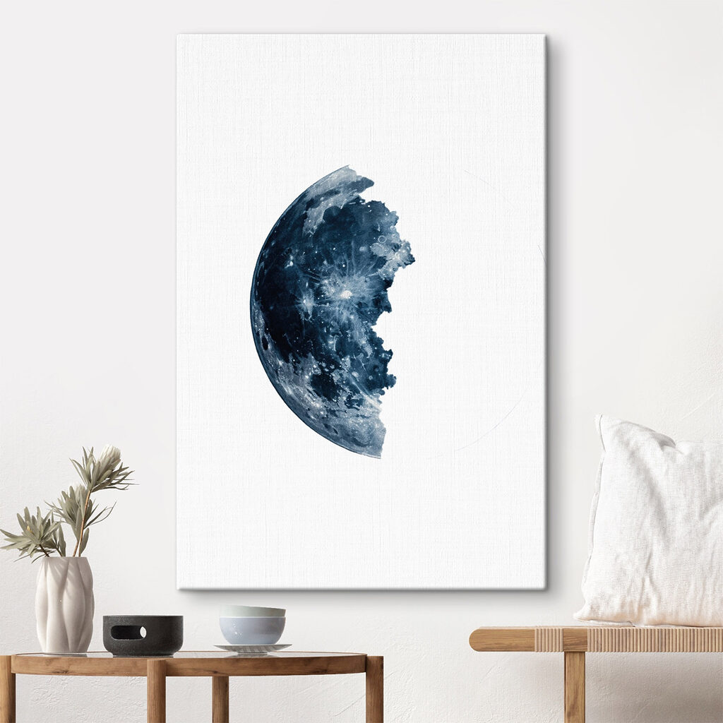 Media luna azul noche — interior 2