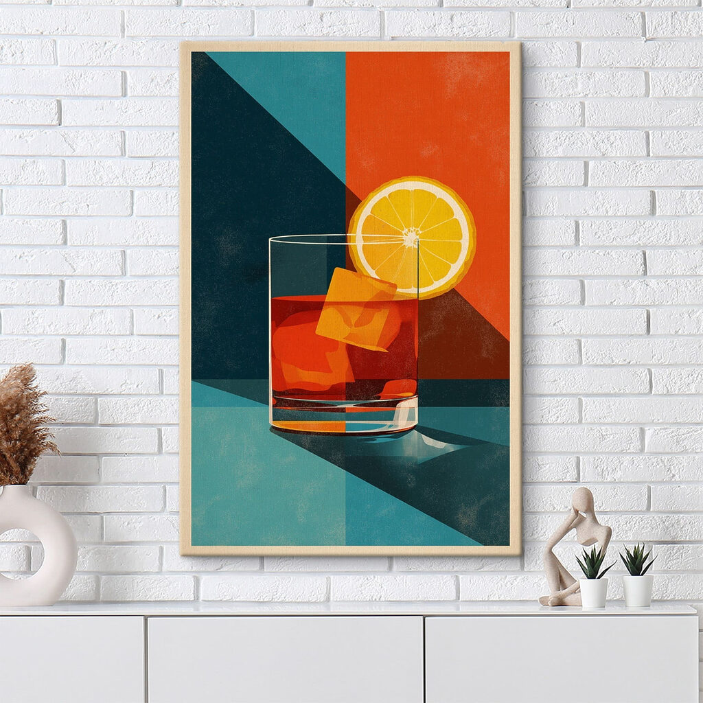 Aperitivo en planos en un interior