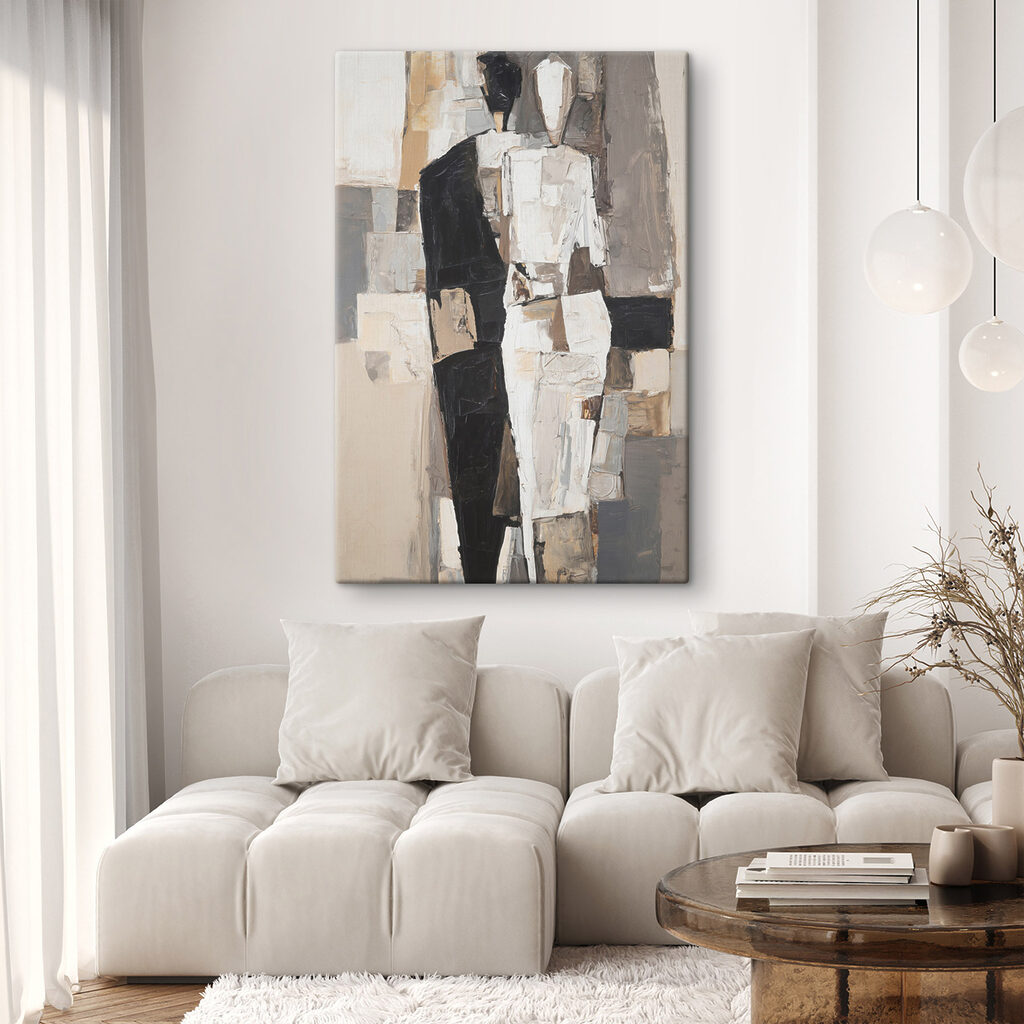 Pareja de figuras abstractas — interior 2