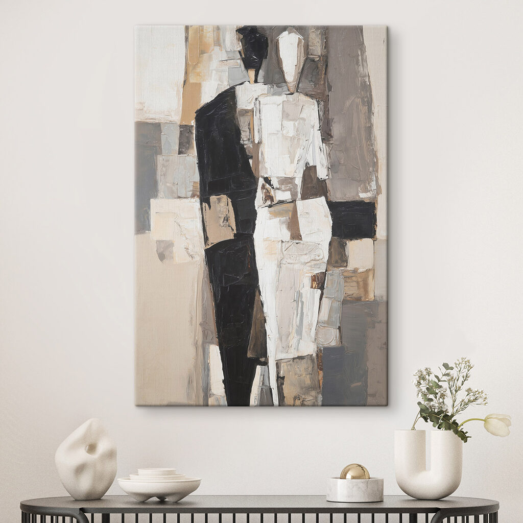 Pareja de figuras abstractas — interior 3
