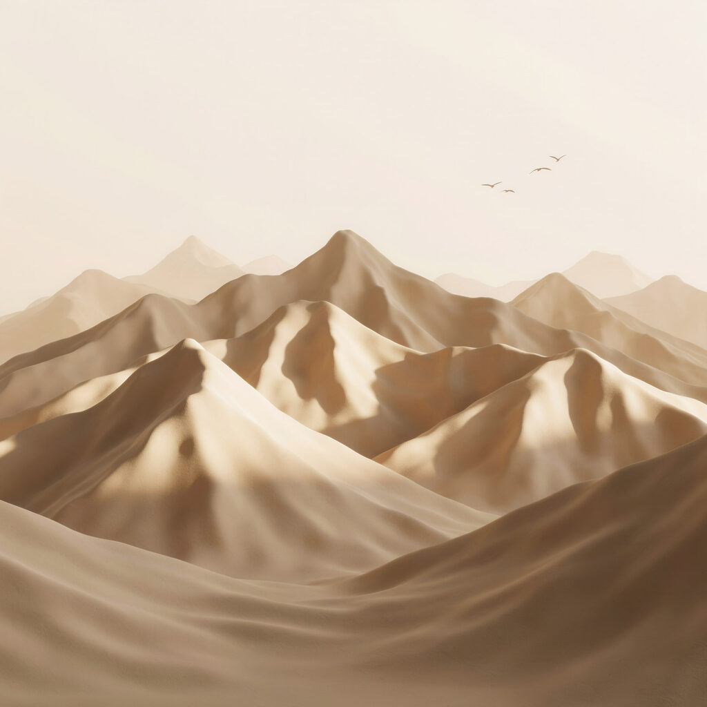 Montañas de arena — diseño completo