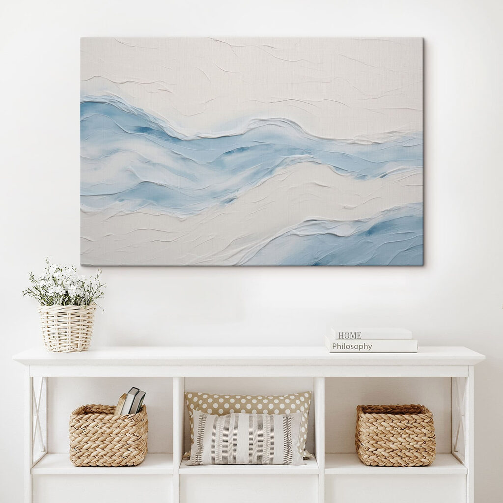 Olas azules en relieve — interior 2