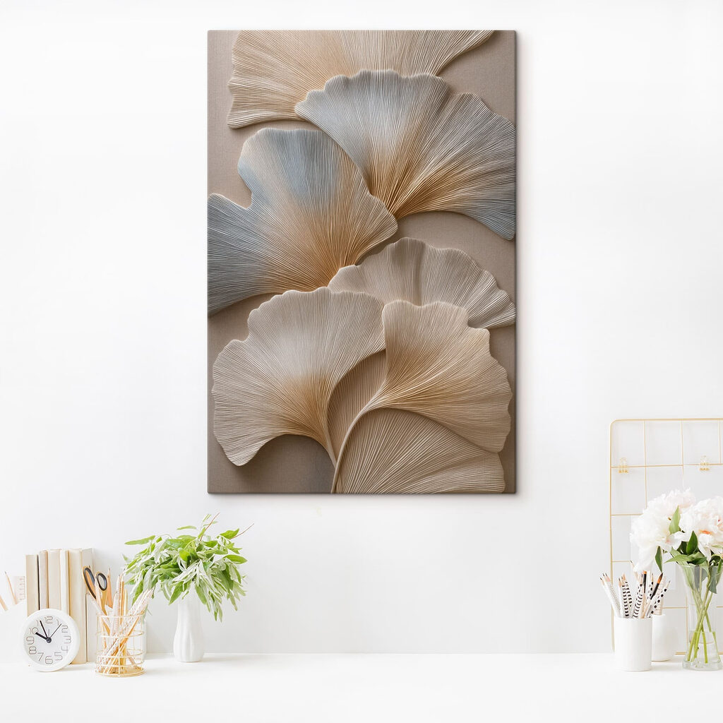 Ginkgo blanco en relieve — interior 3