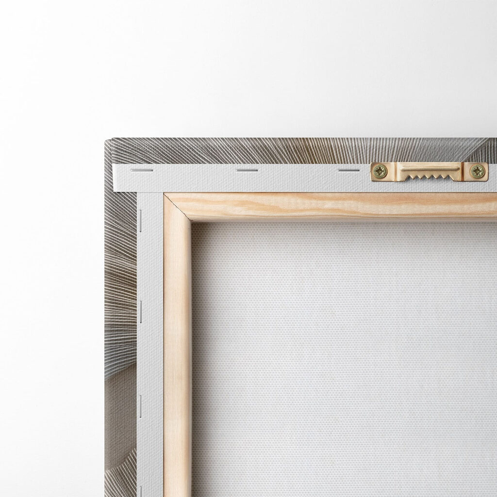 Ginkgo blanco en relieve — parte trasera