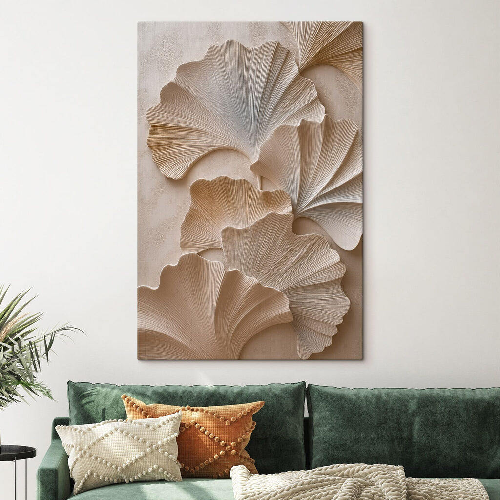 Ginkgos en capas blancas — interior 1